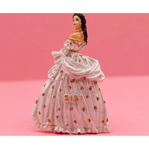 Cartoon character magnetic stickers Princess Sisi 3D model magnetic refrigerator stickers home decoration souvenirs Collection