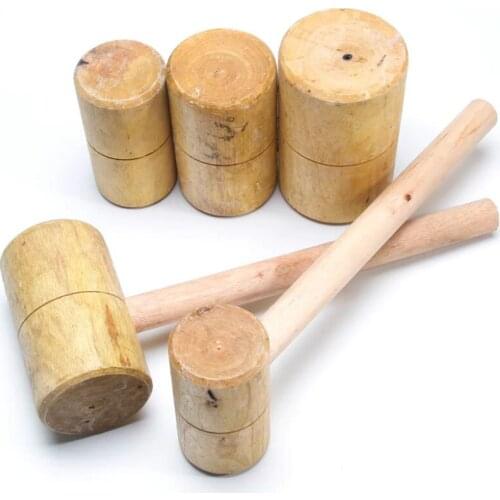 Multifuctional Round head hammer 10-22mm Wooden handtool woodworking Mallet of Outdoor Travel Camping Cooking meat Seafood beat