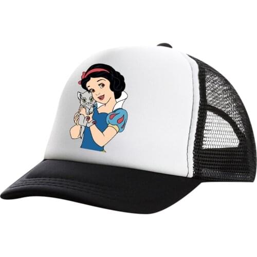 Fashion Snow White and the Seven Dwarfs womens mens baseball caps womens mens leisure sports sun hats elastic caps