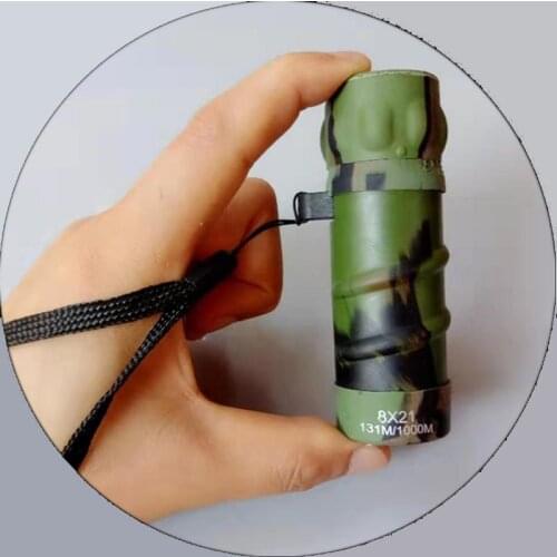 Super HD Optical Monocular Long Range Mini Telescope BAK4 FMC Coating Optics Hunting Sports Outdoor Camping 8x Zoom Pocket