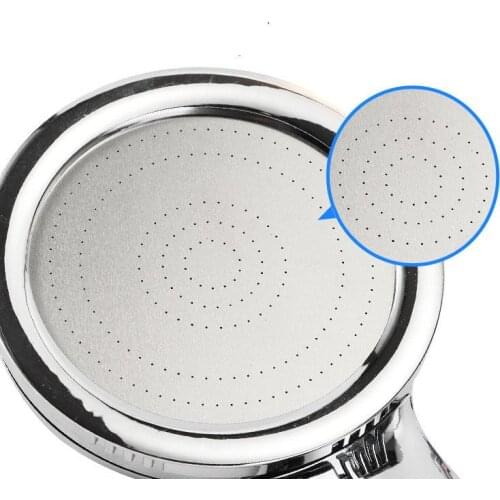 1PC Pressurized Nozzle Shower Head Bathroom Accessories High Pressure Water Saving Rainfall ABS Chrome Shower Head
