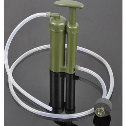 Portable Water Purifier Pump Carbon 0.01 Micron Water Filter Outdoor Emergency Survival Gear Water Purification Equipment