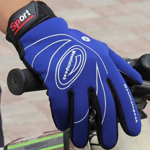 Sports windproof touch screen glove Autumn Winter Warm Cycling Gloves Men Women Leather Gloves 5 colors new
