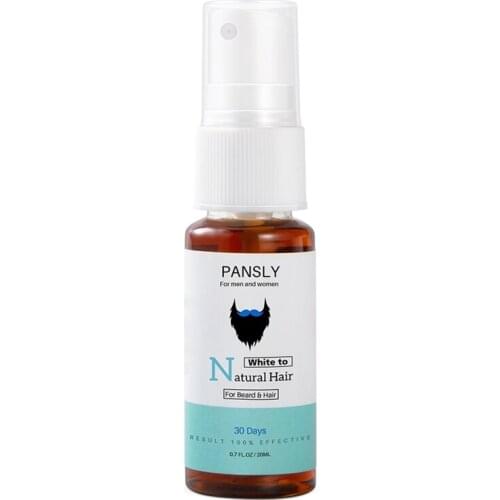 PANSLY Beard & Hair Restore To Natural Hair Color Spray