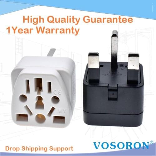 Universal Italy Switzerland India EU US AU to UK Singapore Malaysia AC Power Socket Schuko Plug Travel Charger Adapter Converter