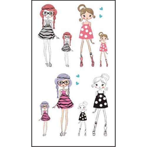 5pcs/lot Temporary Tattoo Sticker New Design Abstract Figure Body Art Waist/ Arm Tattoo for Kids and Adults