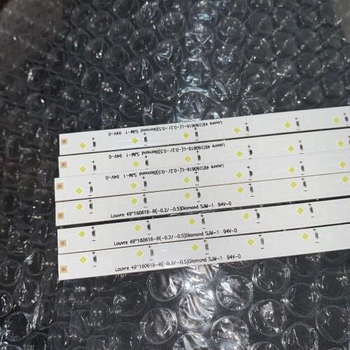 HI QUALITY Backlight strip For Samsung louvre 49" 160616 Un49k5300 UE49K5100AK CY-FK049BNEV3H BN95-03721A AS V6LF_49SFB/A