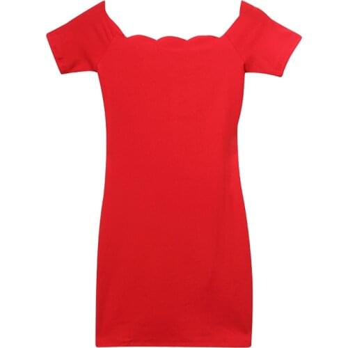 B3358 New summer 2020 womens fashion sexy off-the-shoulder show slim and tight dress cheap wholesale