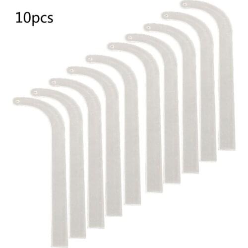 10Pcs Clear Acrylic Earring Fitting Bar Earring Try On Display Earring Wearing Effect Stick Earring Fast Wearer for Live Sales