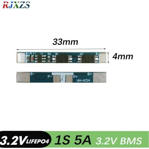 1S 5A LiFePO4 18650 BMS PCM Battery Protection Board for Battery Cell Pack