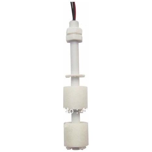 220V 100MM *M10 Dual Double PP Liquid Water Tank Level Sensor 2 Ball Plastic Flow Sensor