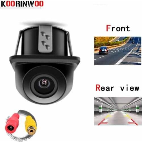 Koorinwoo Automobiles Video System Car Rear View Camera Front image Universal Backup IP68 Reversing Cam Car Parking Camera