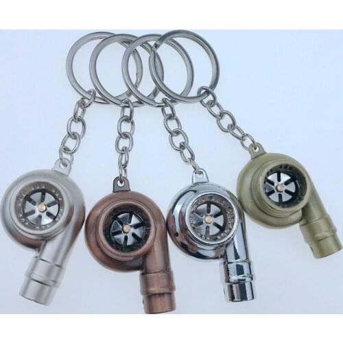4 Colors Turbo Keychains Auto Key Ring Vintage Car Decoration Key Chain Accessories for kia rio nissan chevrolet cruze subaru vw