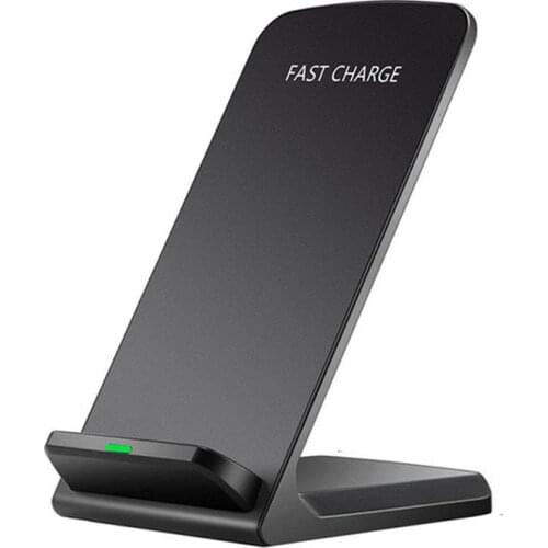 Brucebing 15W Qi Wireless Charger Receiver QC 2.0 Quick Charge Dock Stand For iPhone12 8 10 X Samsung S6 S7 S8 Plus Note5