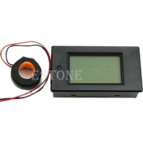 AC 80-260V LCD Digital 100A Volt Watt Power Meter Ammeter Voltmeter 110V 220V-Y103