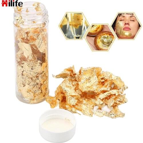 Cake Decorating Supplies Gold Foil Leaf For Cooking Dessert Cake Ice Cream Decoration Home Decoration 2g