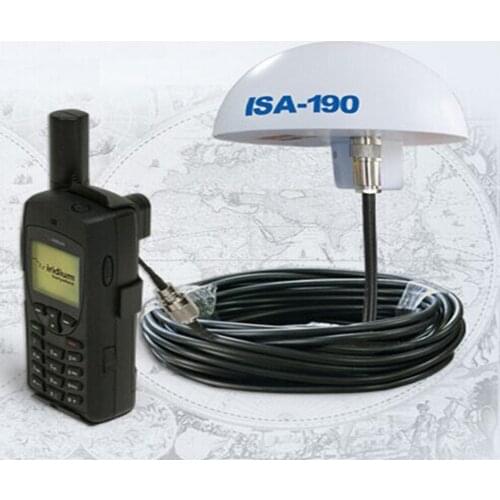ISA190 Satellite Antenna Marine Automobile Fixed Mast Aerial for Iridium 9500 9505 9505A 9555 9575 ABS Satellite Antenna