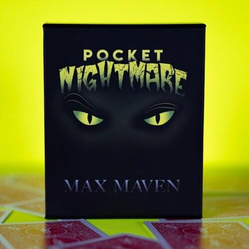 Pocket Nightmare By Max Maven Mind Magic Tricks Stage Close-Up Magic Fun Mentalism Illusion Gimmicks Prop Accessories Prediction
