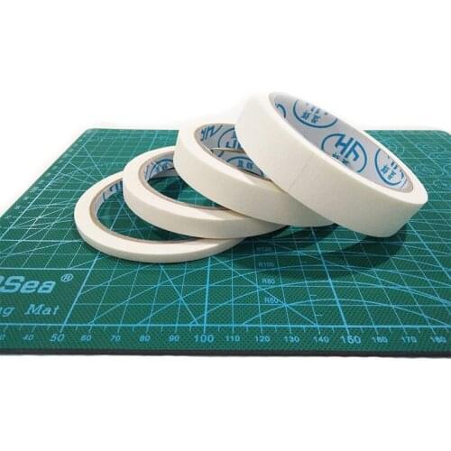 0.5/1/1.5/2cmx 20m Model Gundam Paint Covering adhesive Masking Tape White Color Tearable Writable for DIY Model Building
