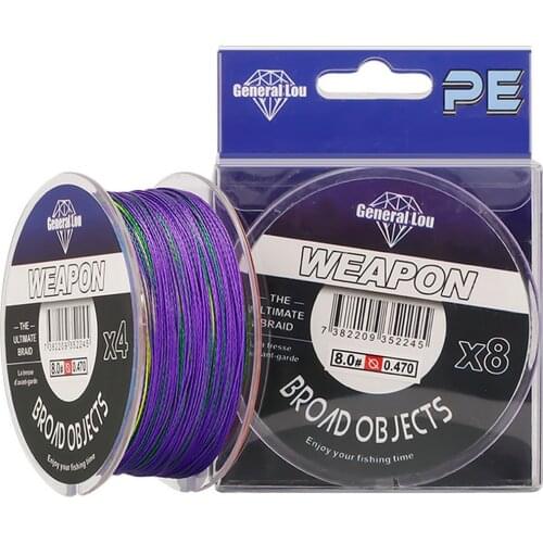 PE Braided Fishing Line 4/8 Strands 100m 14-80LB 0.148-0.47mm Multiple Colour Lure Sea Weave High Quality YX0006