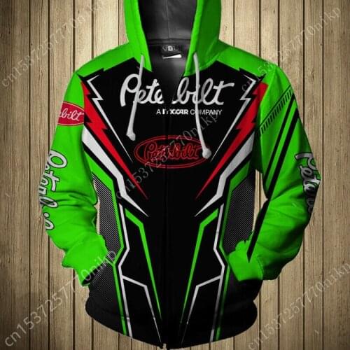 2021 Peterbilt Brand Mens Hoodie High Quality Harajuku Sweatshirt 3D Anime Oversized Hoodie Hip Hop Mens Clothes Streetwear