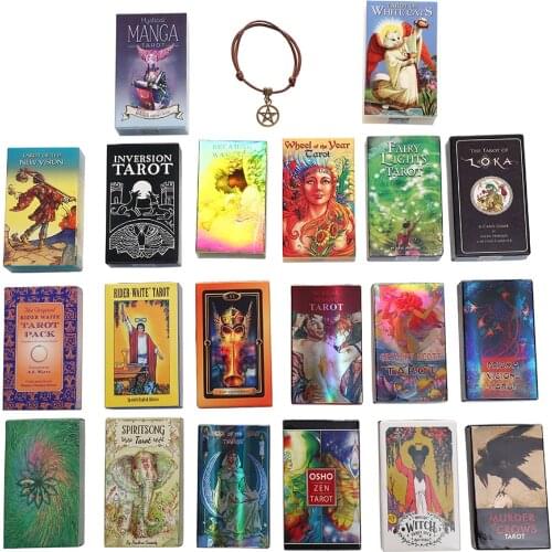 Tarot Board Game Toys Oracle Rider Waite Party Divination Prophet Prophecy Card Poker Gift Prediction Oracle