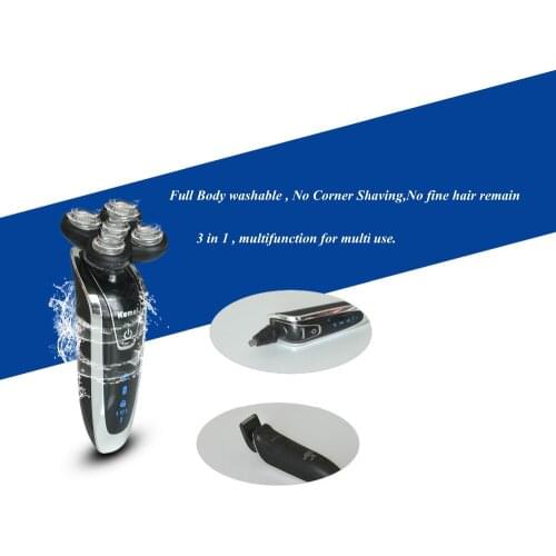 New Electric Waterproof Multifunction Shaver 5D Floating Heads Triple Blade Rechargeable Razor Nose Hair Trimmer Face Care Tool