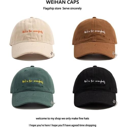 New Unisex Baseball Cap Hoop Fashion Cool Street Outdoor Korean Hip-hop Cap Hats for Women Embroidery Hip Hop Caps for Man