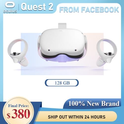 Oculus Quest 2 VR Glasses VR Advanced All-In-One Virtual Reality Headset Display Panoramic Somatosensory Game Quest2 128GB