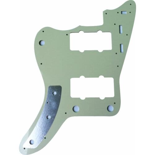 Pleroo Custom Guitar pickgaurd Scratch Plate - For Japan Jazzmaster Guitar Pickguard, 3 Ply Mint Green