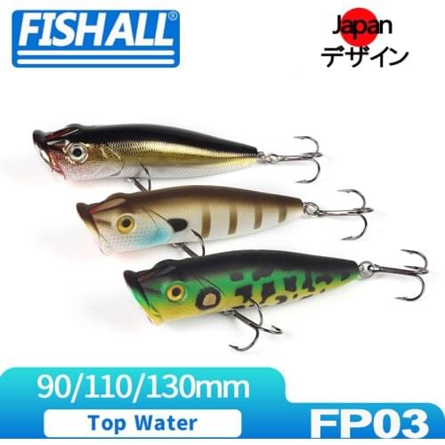 POP-X Big Mouth Top Water Hard Lure 130mm 110mm 90mm Plastic Wobbler Bait For Bass Pike With BKK Hook