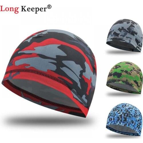 Summer Cooling Quick Dry Helmet Inner Cap Men Breathable Sweat Wicking Beanies Hat Bike Riding Running Sports Hats Skull Cap