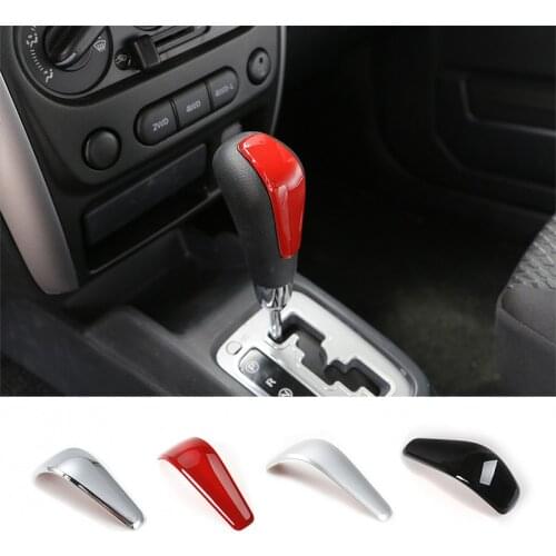 SHINEKA Car Styling Interior Gear Shift Knob Handle Cover Trim Strip Sticker fit for Suzuki Jimny 2007