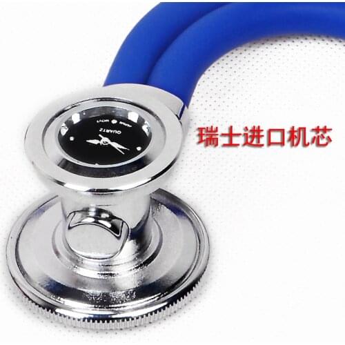 Stethoscope Stethoscop Medical Heart Care With A Double Tube Clock And Multi-function Timing Plus Long Paragraph Stethoscope