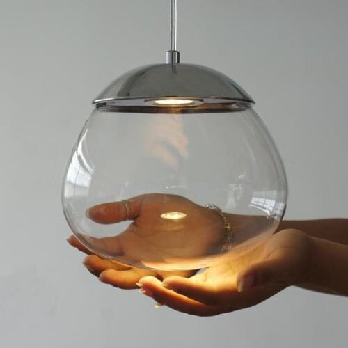 LED Light for Children Bedrooms Eggplant Crystal Pendant Light Hanging Light In Home for Bar Cafe Lamp Home Fixture Led Lamp