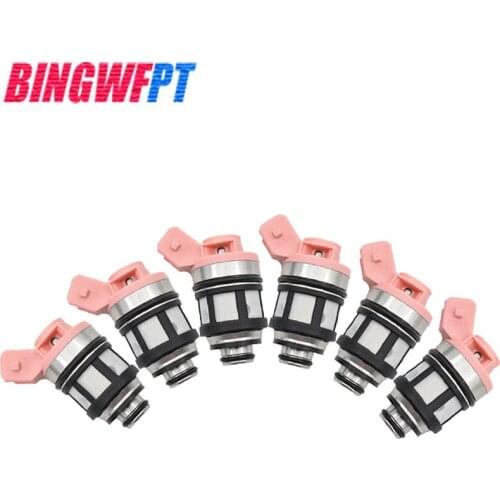 6PCS HIGH QUALITY FUEL INJECTOR NOZZLE 1660088G10 / 1660088G11 / 1660088G00 / JS20-1 FOR NISSAN PATHFINDER PICKUP QUEST 3.0L