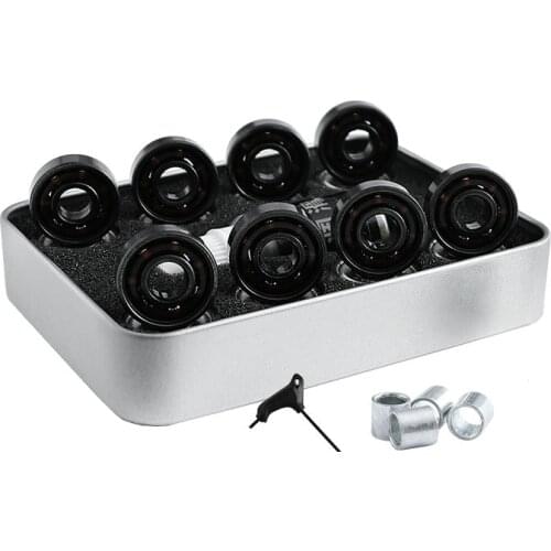 High Speed Roller Bearing Roller Skate 608 Skateboard Drift Plate Ilq-9 Steel Bearing Accessories Skateboard Bearings Dropship