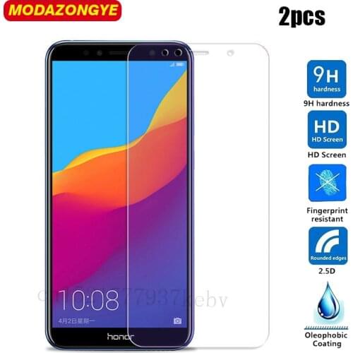 2Pc Tempered Glass Huawei Honor 7C Screen Protector Huawei Honor 7C AUM-L41 Glass Huawei Honor7C AUM-L41 Russian Version 5.7"