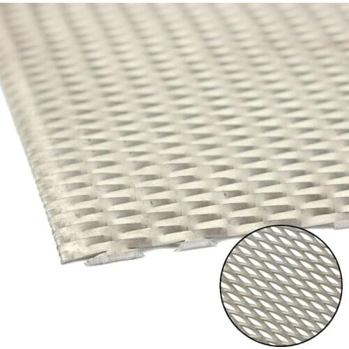 1pc 200mm*300mm*0.5mm New Metal Titanium Mesh Sheet Perforated Plate Expanded