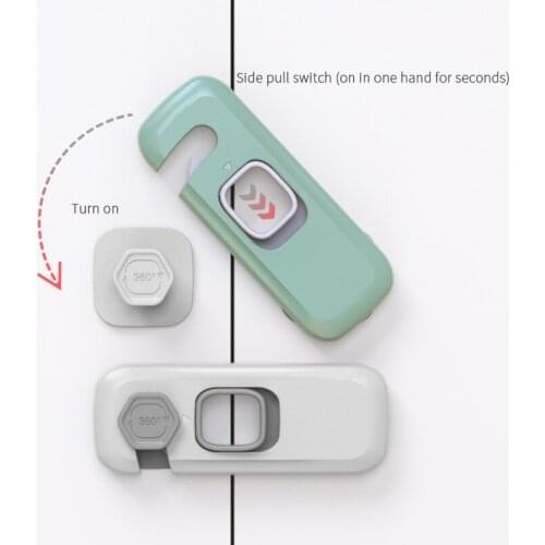 1Pc Baby Protective Cabinet Lock ABS Plastic Child Children Safety Lock Door Anti-pinch Security Lock