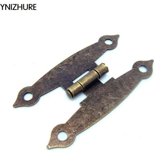 50pcs 65 * 34MM antique wooden box hinge metal hinge H-type 4-hole flat piece H-type hinge link