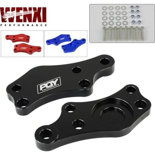 PQY Billet Aluminum T-6061 Steering Lock Adapter Increasing Turn Angle about +25% Tuning Kit For Toyota JZX100 Lexus IS200 IS300