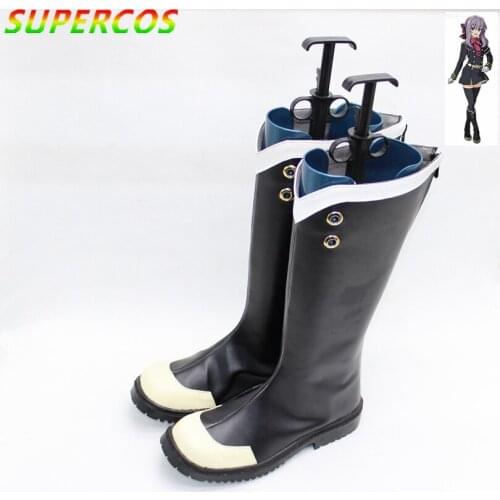Free Shipping! Seraph of the End Hyakuya Yuichiro (Hiiragi Shinoa) Cosplay Shoes Boots Professional Handmade