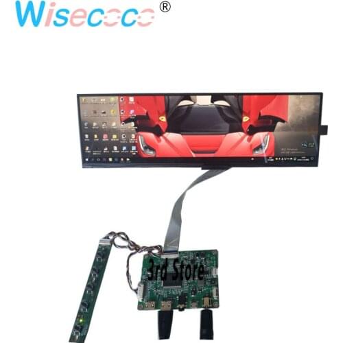 12.6 inch 1920x515 Long Strip Screen Display IPS Bar Screen Supermarket Shelf Screen