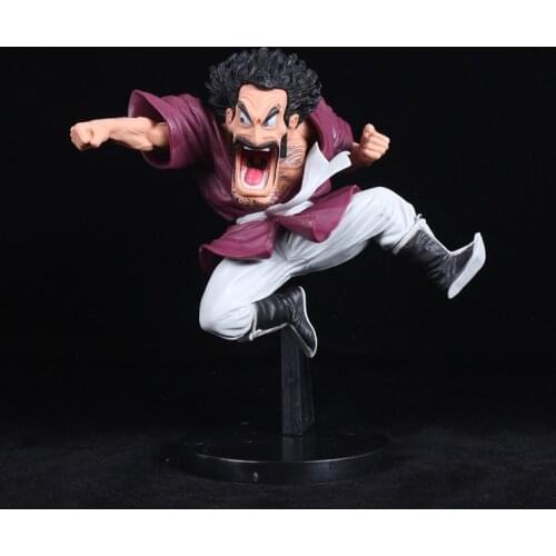 Japanese Anime Dragon Ball Z: Resurrected F Hero Satan Hercule Mark Funny Jumping Hercule16cm Action Toy Figures Birthday Gift