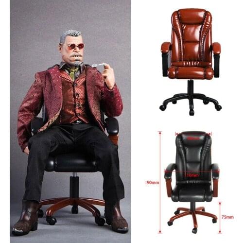JOA-001 1/6 Office Boss Swivel Chair Model Scene Accessory Props Fit 12'' Action Figure Body