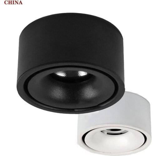 Open-mounted spot light LED skylight down light single light living room hanging ceiling Nordic COB no-opening corridor porch li