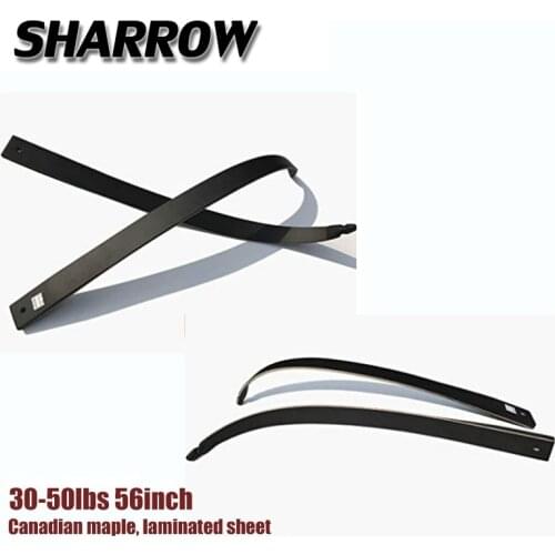 Archery Recurve Bow Limbs 30-50lbs Take Down Detachable DIY High Quality Long Bow American Hunting Bow And Arrow Accessories