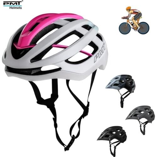 PMT Bike Helmet Ultralight Intergrally-molded Racing Cycling Helmet MTB Road Breathable Ventilation Sport Safety Bicycle Helmet