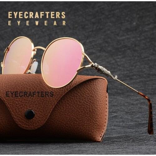 Round Women Polarized Fashion Gradient Sunglasses Ladies Sun Glasses Female Vintage Shades Oculos de sol Feminino UV400